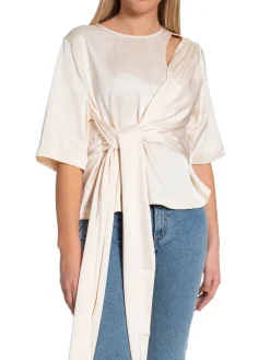 GESTUZ BLOUSE HARPER KNOT AFTERGLOW