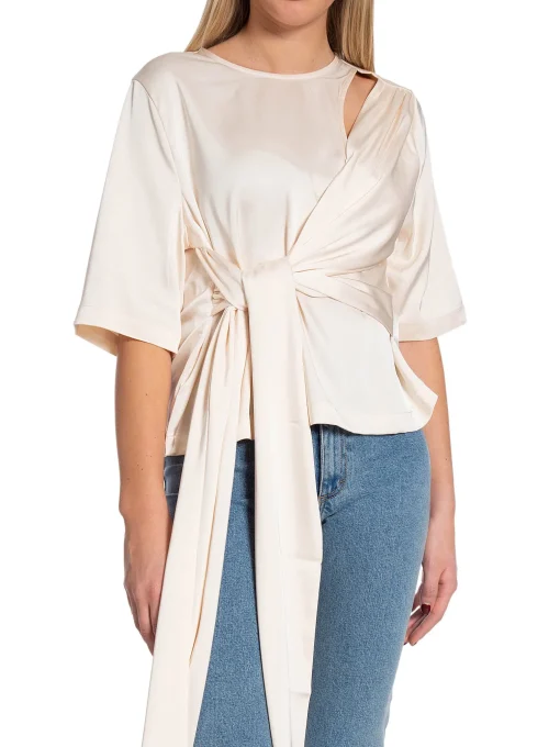 GESTUZ BLOUSE HARPER KNOT AFTERGLOW