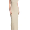 GESTUZ DRESS PICCA  OFFWHITE/GOLD