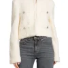 GESTUZ JACKET YALANA SHORT EGRET