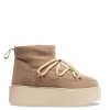 INUIKII BOOTS CLASSIC LOW PLATFORM BEIGE
