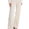 JEANS WIDE LEG STRETCH ECRU