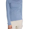 J.LINDEBERG SWEATER CINDY QUARTER ZIP MID LAYER RAIN WASHED