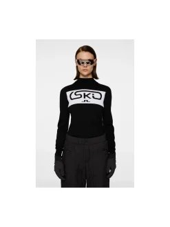 J.LINDEBERG SWEATER KELBY KNITTED SWEATER BLACK