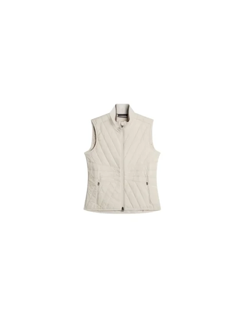J.LINDEBERG VEST HOLMA QUILT HYBRID MOONBEAM
