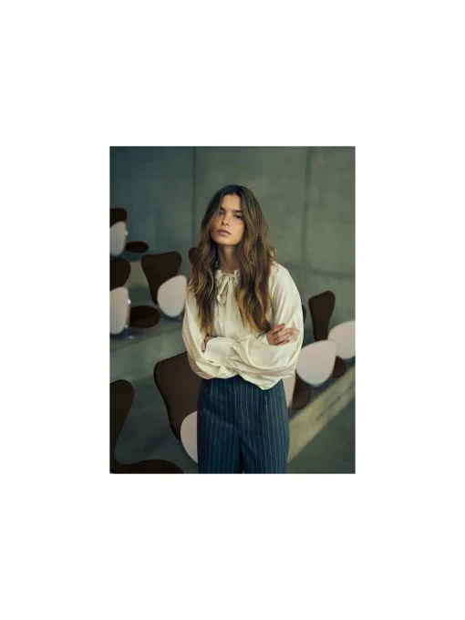 KAREN BY SIMONSEN BLOUSE TALIA EGRET