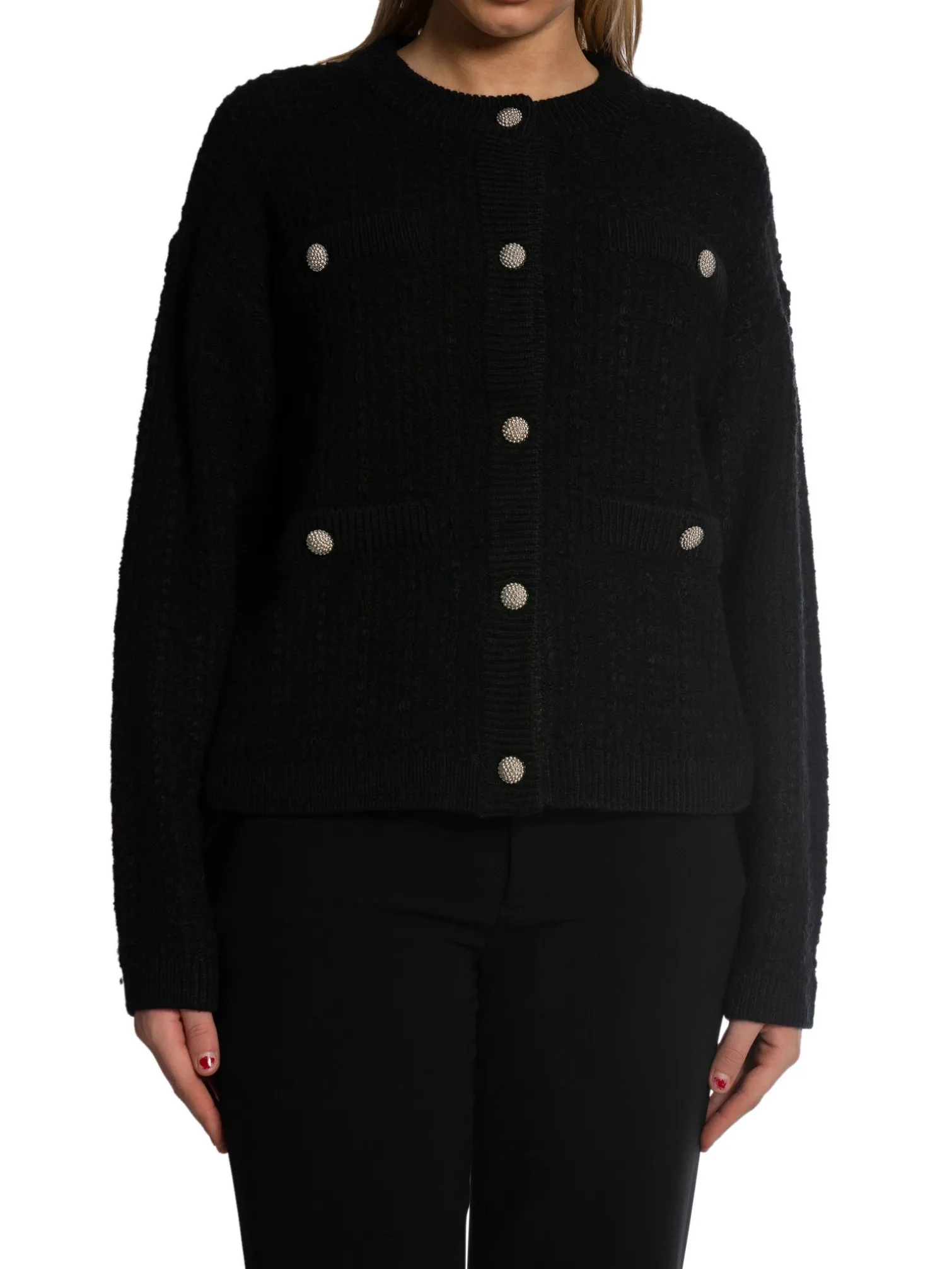 KAREN BY SIMONSEN CARDIGAN TOT BLACK