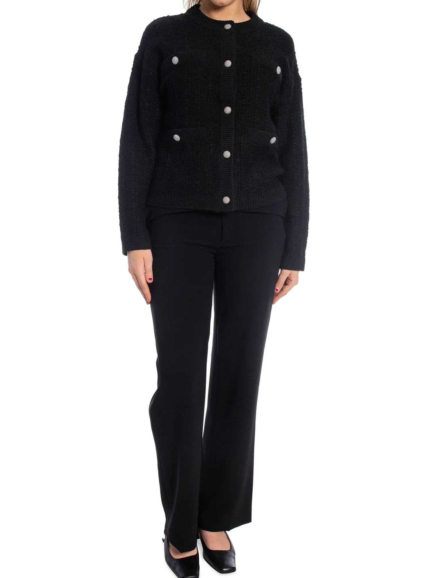 KAREN BY SIMONSEN CARDIGAN TOT BLACK