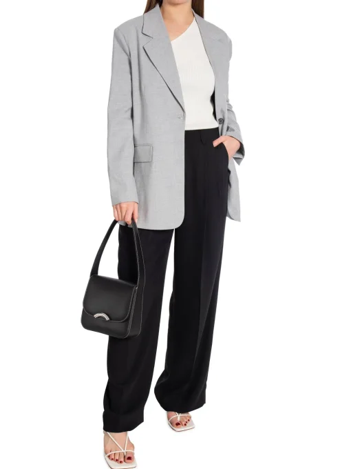 LEVETE ROOM BLAZER WESLEY 1 LIGHT GREY MEL