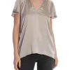 LEVETE ROOM BLOUSE HERA SILVER CLOUD