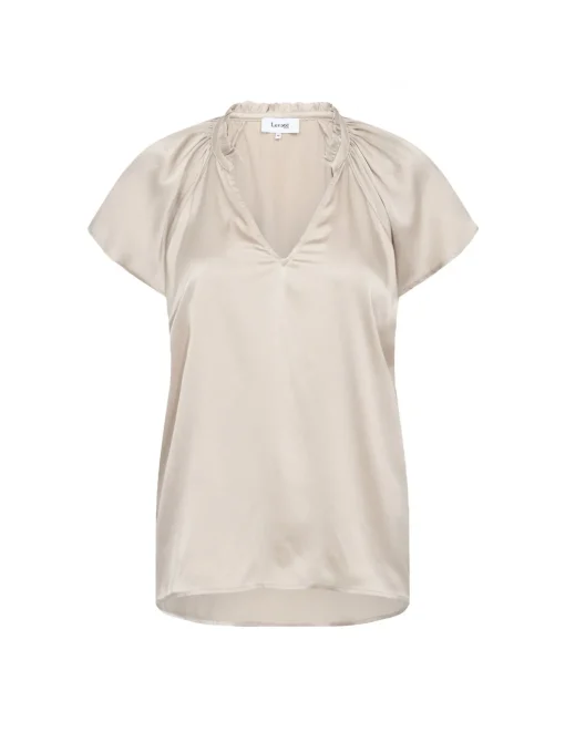 LEVETE ROOM BLOUSE HERA SILVER CLOUD