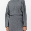 LEVETE ROOM BLOUSE ICON 2 DARK GREY MEL