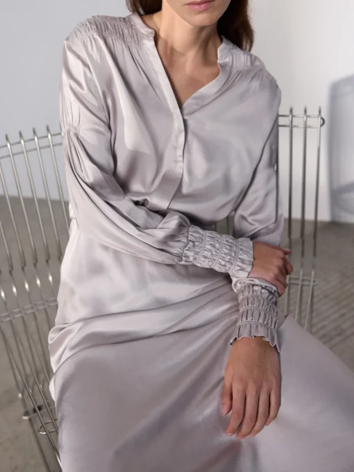 LEVETE ROOM BLOUSE LR ESTEL ICEY GREY