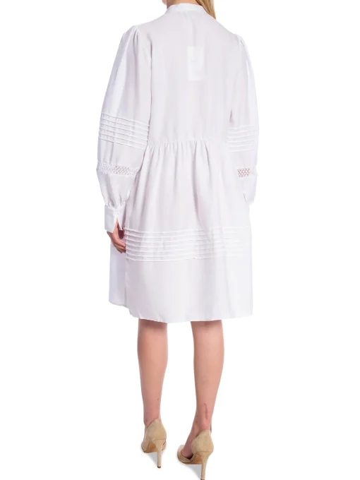 LEVETE ROOM DRESS ROBBYN 2 WHITE