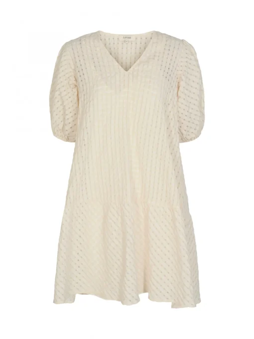 LEVETE ROOM DRESS SERINA BLACK COMBI