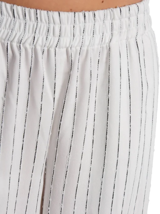 LEVETE ROOM PANTS KERRY 3 STAR WHITE