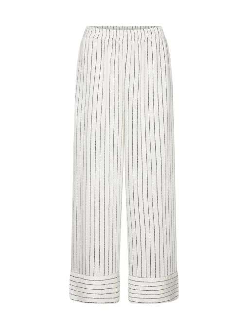 LEVETE ROOM PANTS KERRY 3 STAR WHITE