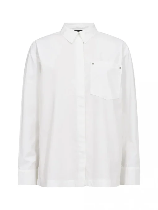 LEVETE ROOM SHIRT LR BRADIE SHIRT WHITE