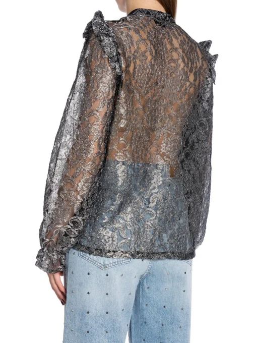 LEVETE ROOM SHIRT LR ELIZA BLACK COMBI