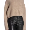 LISA YANG SWEATER HAZELLE SPECKLED SAND BOUCLÉ