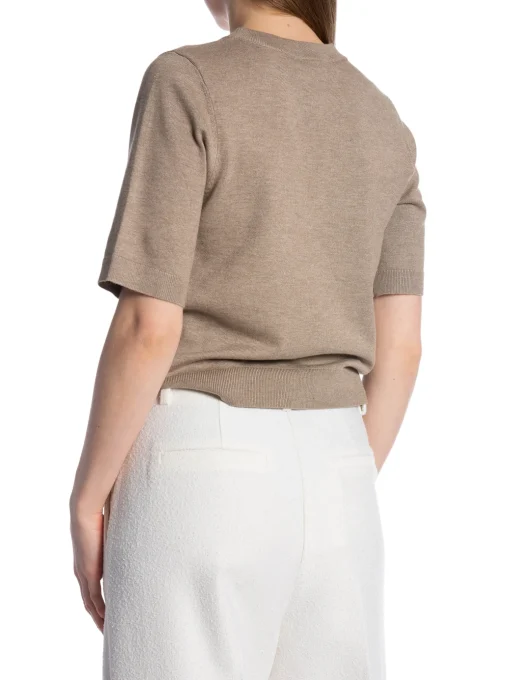 MBYM SWEATER CARLA ISLAND FOSSIL MELANGE