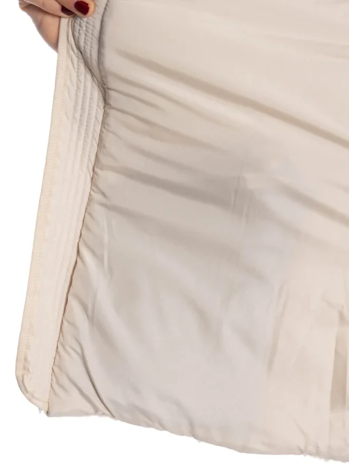 MONEL VEST CAMILLE TEDDY SHORT WHITE