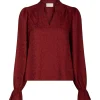 NEO NOIR BLOUSE AMARA BEDAZZLED BLACK
