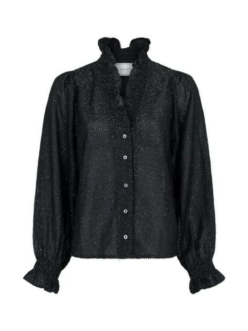 NEO NOIR BLOUSE BRIELLE GLITTER BLACK