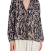 NEO NOIR BLOUSE HUMA BREEZE NAVY