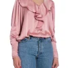 NEO NOIR BLOUSE SANDIE SATEEN LIGHT PINK