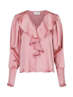 NEO NOIR BLOUSE SANDIE SATEEN LIGHT PINK