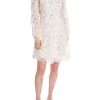 NEO NOIR DRESS EMBROIDERY CREME