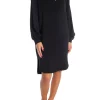NEO NOIR DRESS LEXIA CREPE BLACK