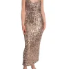 NEO NOIR DRESS LYDIA SEQUINS TOFFEE
