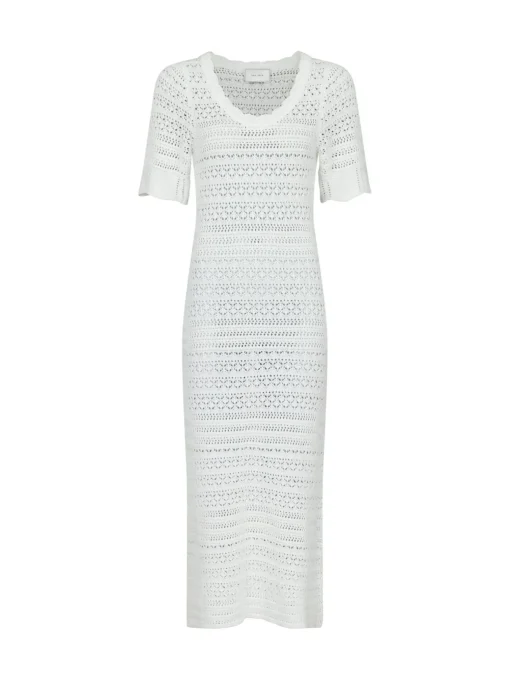 NEO NOIR DRESS MEIKO KNIT OFF WHITE