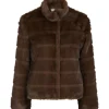 NEO NOIR JACKET KAHLIA SHAVED FAUX FUR