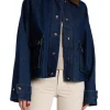 NEO NOIR JACKET VISTA DENIM CORD BLUE