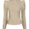 NEO NOIR SHIRT POLKA SMOCK SAND