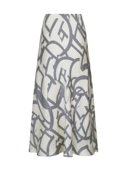 NEO NOIR SKIRT BOVARY LINE SHAPES OFF WHITE