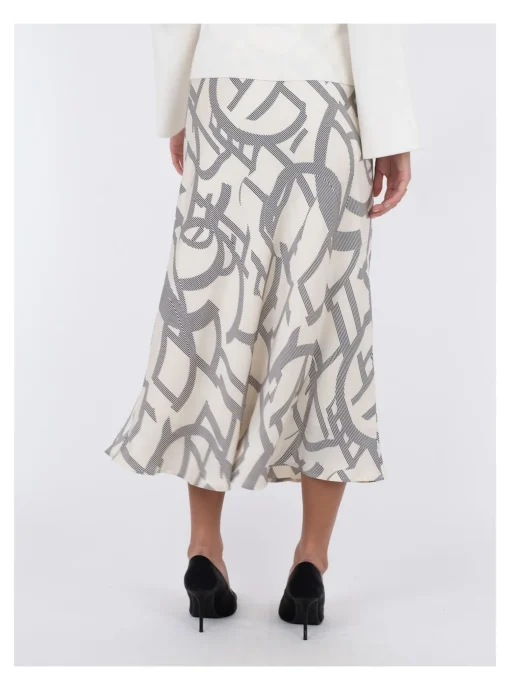 NEO NOIR SKIRT BOVARY LINE SHAPES OFF WHITE