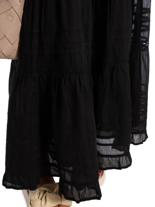 NEO NOIR SKIRT FELICIA S VOILE BLACK