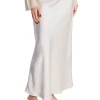 NEO NOIR SKIRT VISO HEAVY SATEEN PEARL