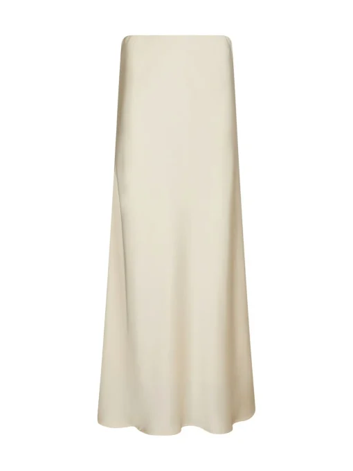 NEO NOIR SKIRT VISO HEAVY SATEEN PEARL