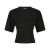 NEO NOIR TOP ASHA BOXY TEE BLACK