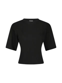 NEO NOIR TOP ASHA BOXY TEE BLACK