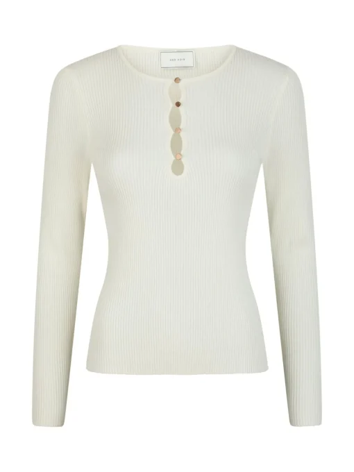 NEO NOIR TOP CARLTON KNIT OFF WHITE