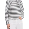 NEO NOIR TOP CLAUDIO STRIPE NAVY