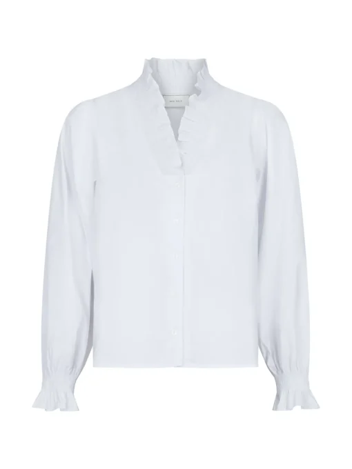 NEO NOIR BLOUSE BRIELLE SOLID WHITE