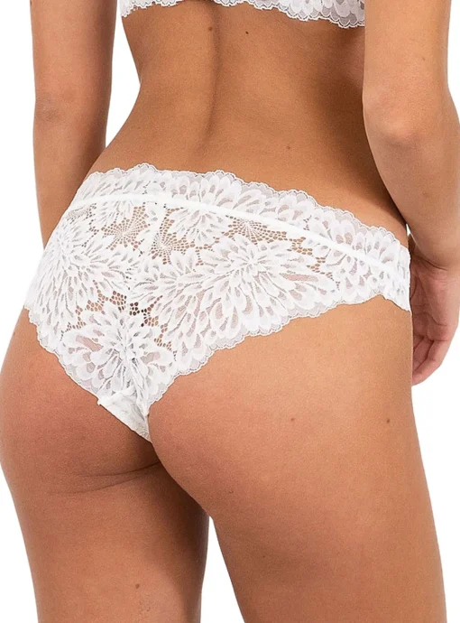 NEO NOIR SKIN PANTIES BRIEF LIME OFF WHITE
