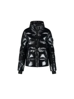 NIKKIE JACKET GSTAAD LAQUER SKI BLACK